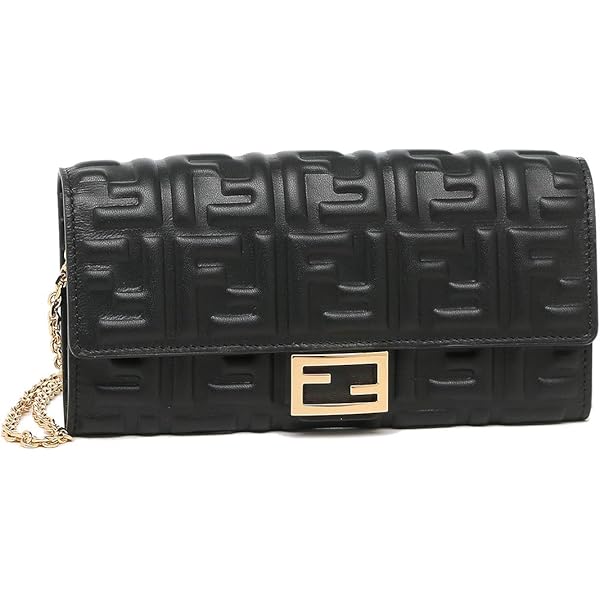 ♦️FENDI フェンディ♦️ ブラック ズッカ ショルダーバッグ　ヴィンテージ Amazon | [フェンディ] ズッカ FF柄 ロゴスタンプ ヴィンテージ